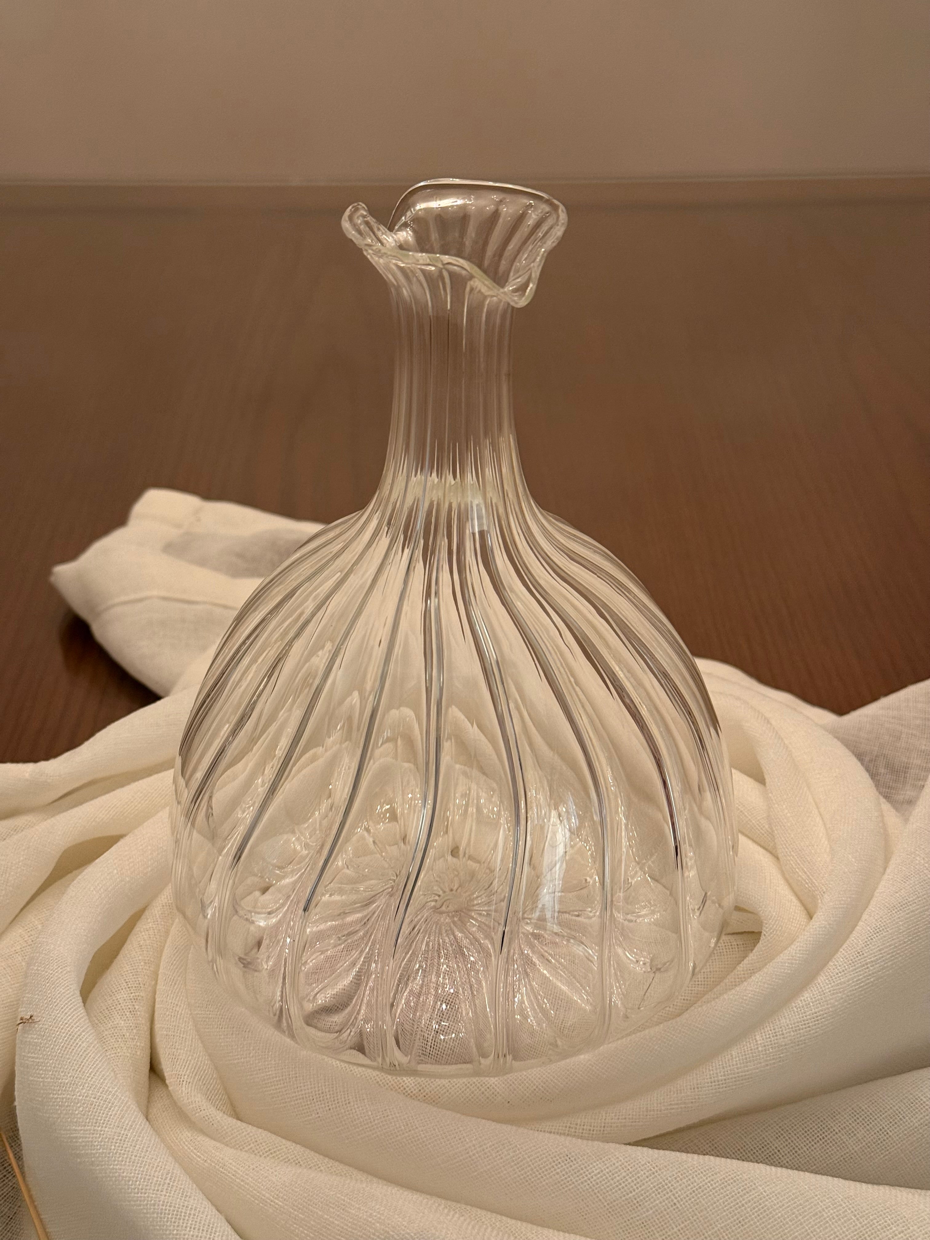 Glass Dome Vase / Jug