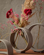 RING VASES - GREY