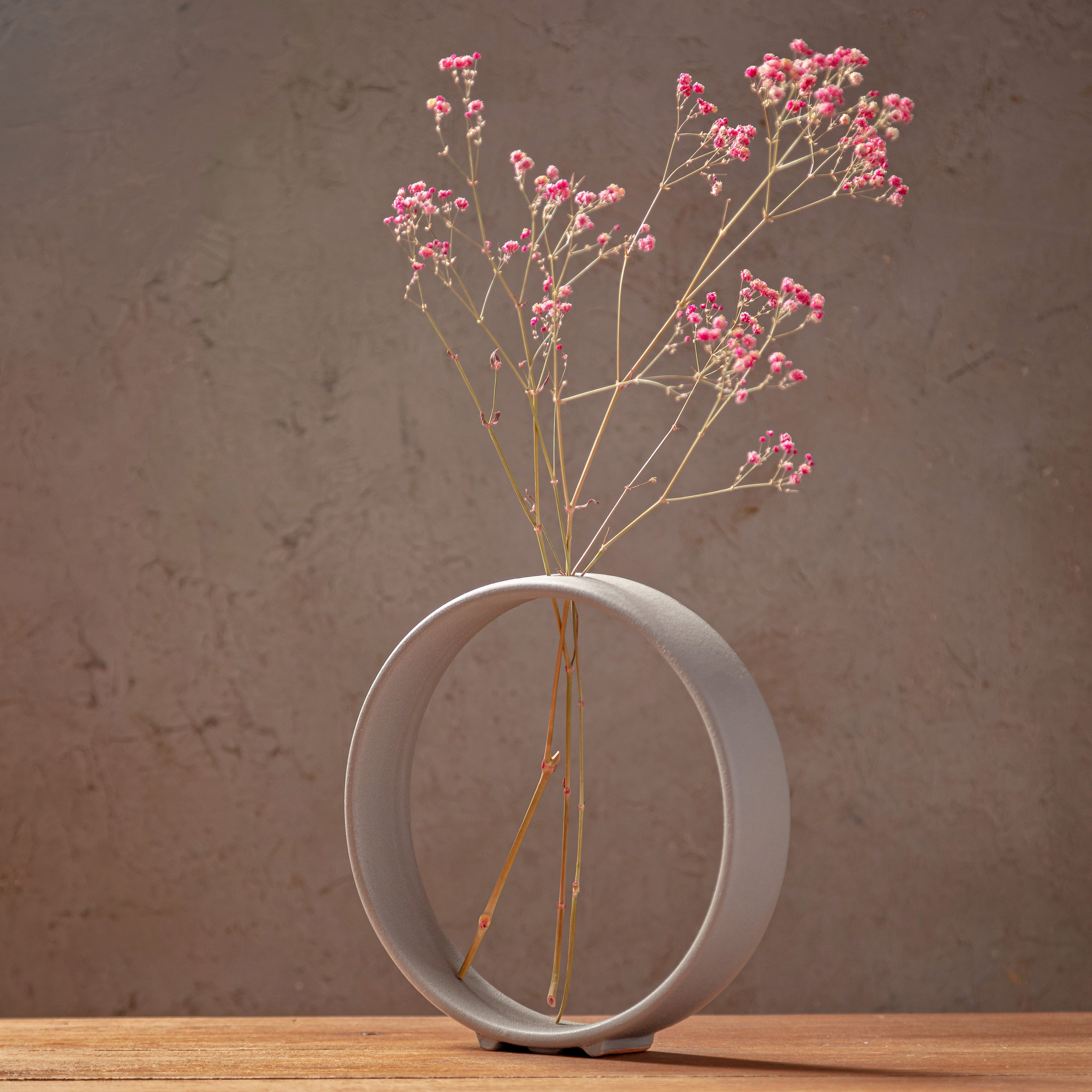 RING VASES - GREY