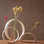 RING VASES - BEIGE