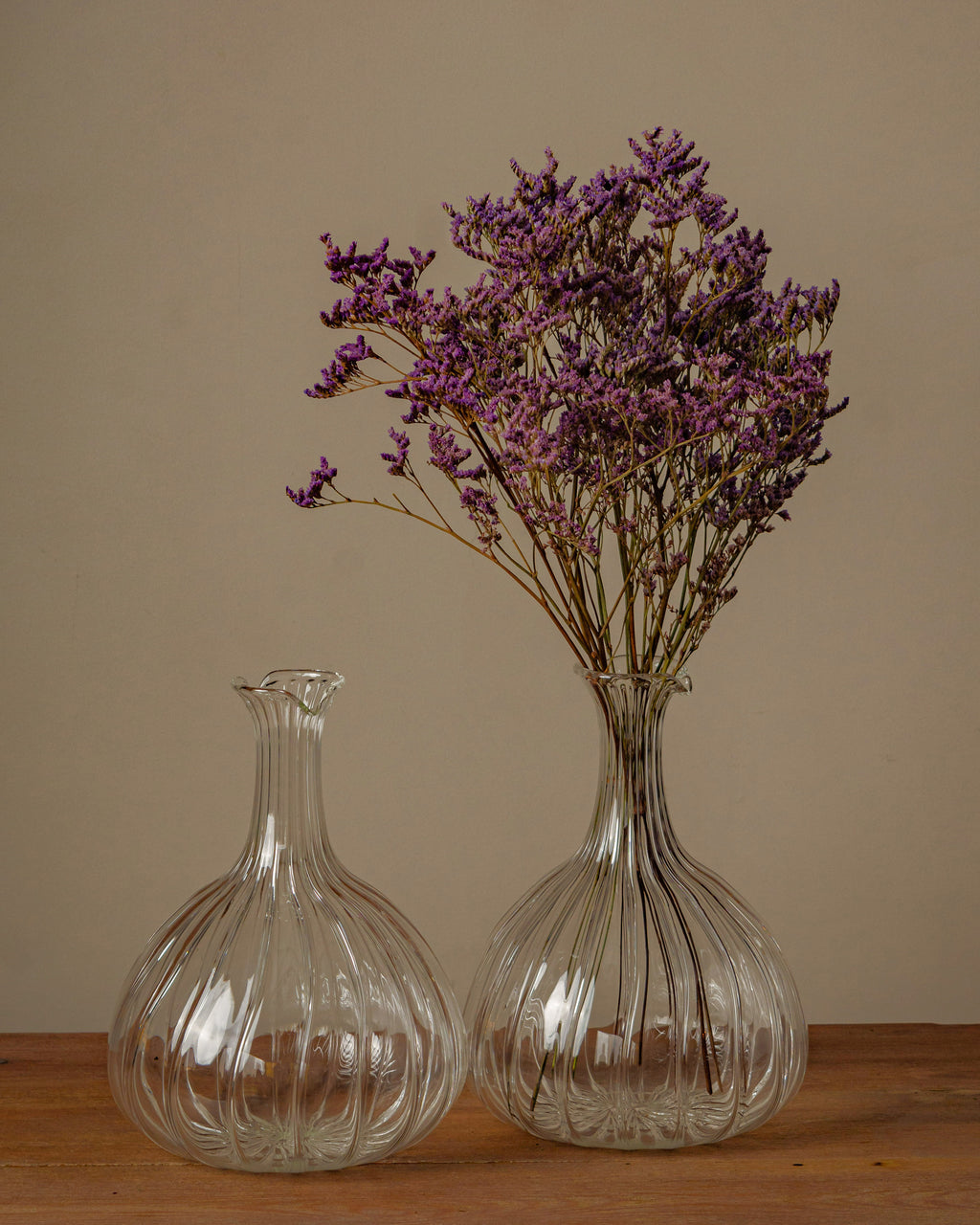 Glass Dome Vase / Jug