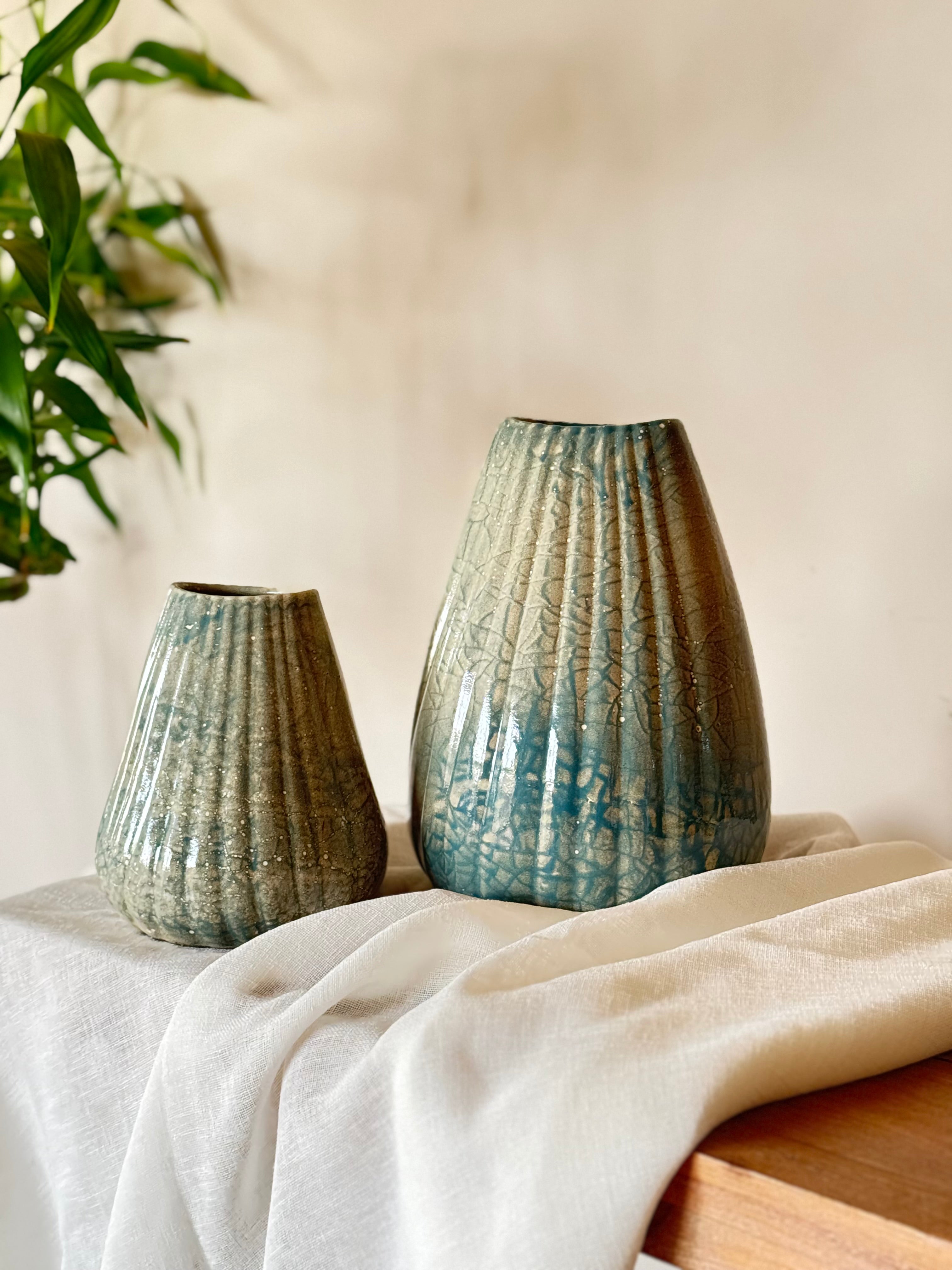 Shell Vase - Light Fusion