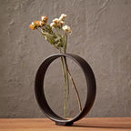 RING VASES - BLACK