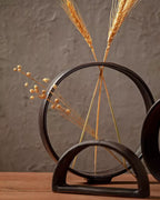 RING VASES - BLACK