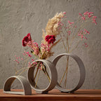 RING VASES - GREY