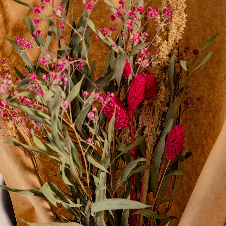 Fuchsia Phalaris & Gypsophila