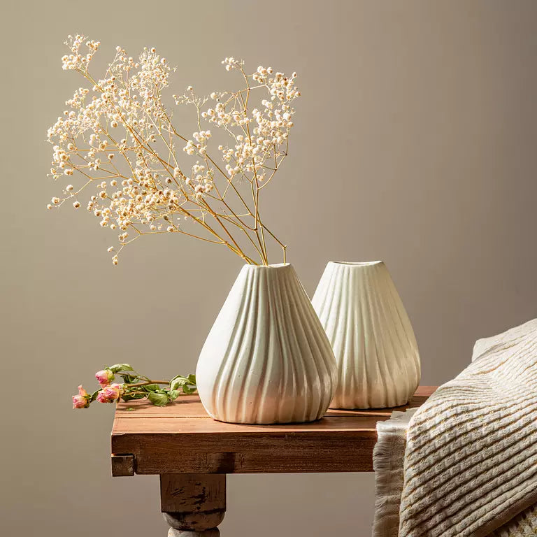 Shell Vase - Pearl